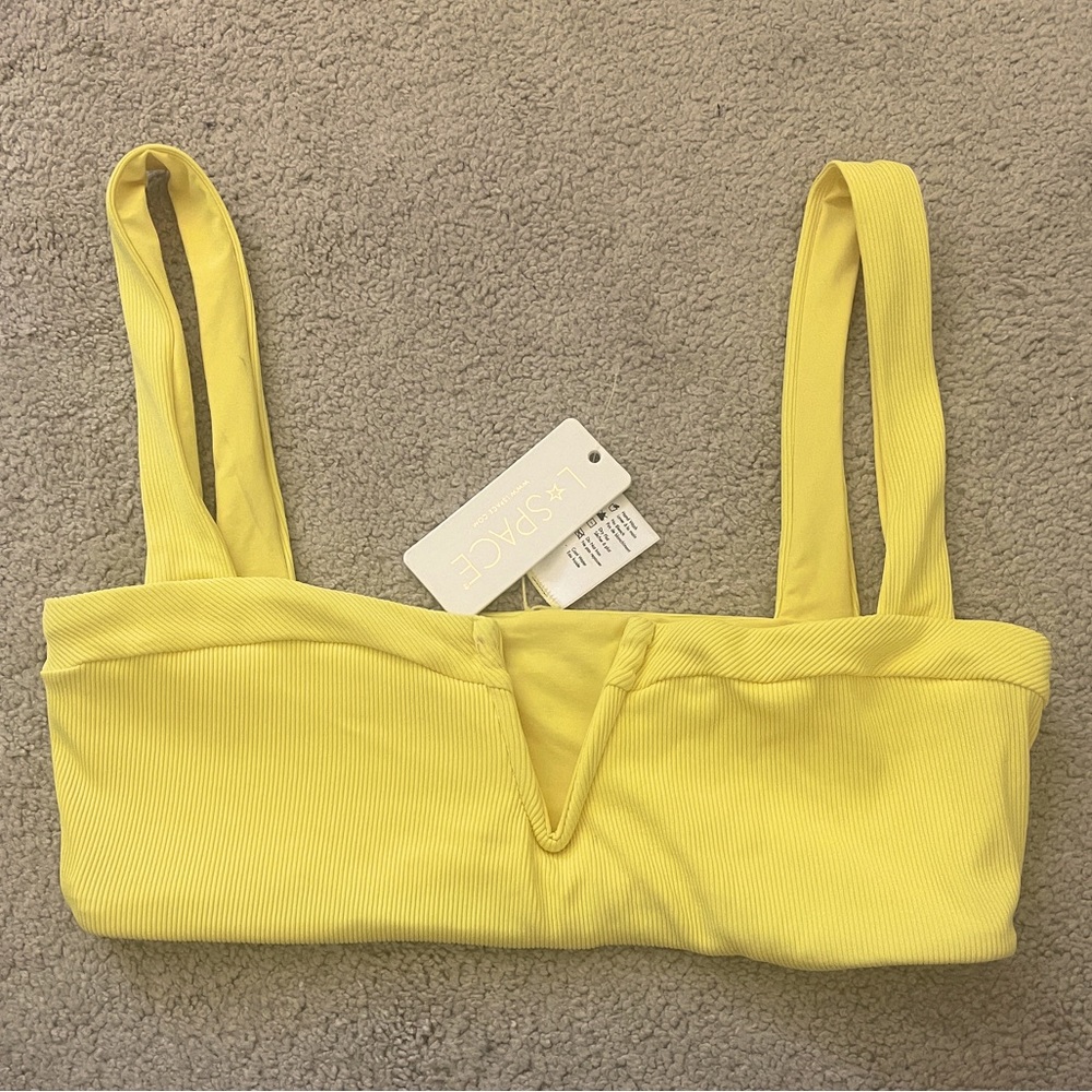 l*space ribbed swimsuit top